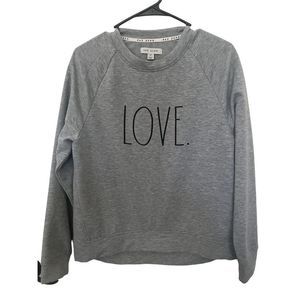 Rae Dunn Love Sweatshirt Size Small